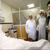 السيد ابراهيم الرئيسي برفقة حجت الإسلام والمسلمين اجئي 